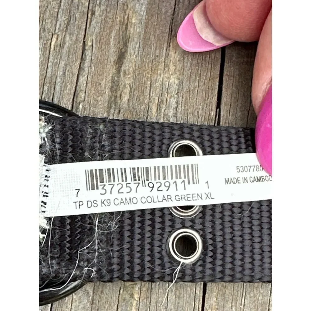 Top Paw Gray and Black Camouflage Pattern Size 2 inch Wide Small 13 to 18 inch